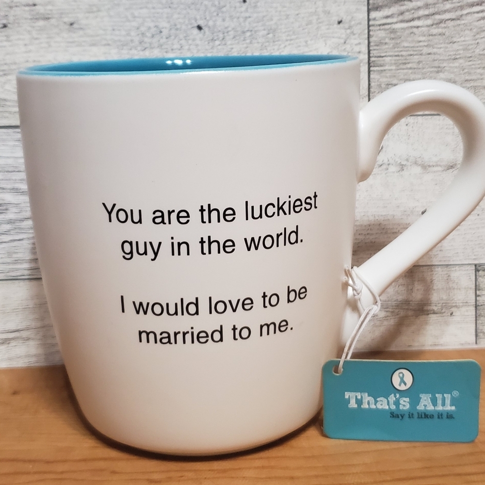 That's All Luckiest Guy mug